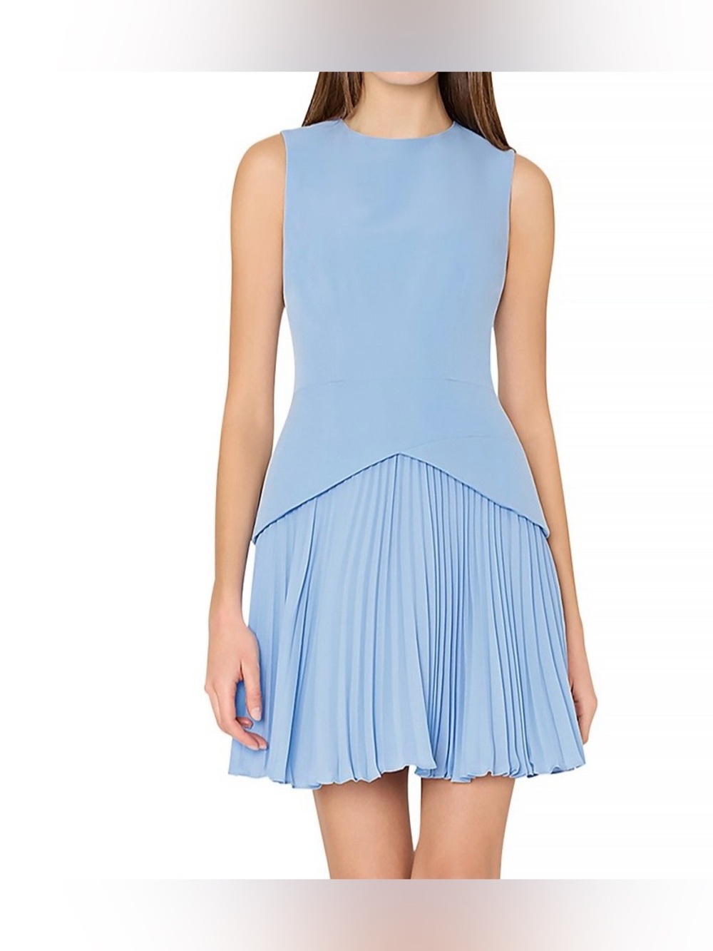 MILLY Pleated Mini Dress